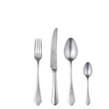 Dolce Vita Flatware Set - 24 Pieces - Pewter