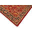Tapis oriental rouge en laine noué à la main 6 pi x 8 pi 11 po Baccio