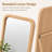 Arched Full Length Mirror With Stand, Wall-Mounted Or Leaning Design-248923905