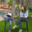 Lafave Aluminum Outdoor Bench-1935314367