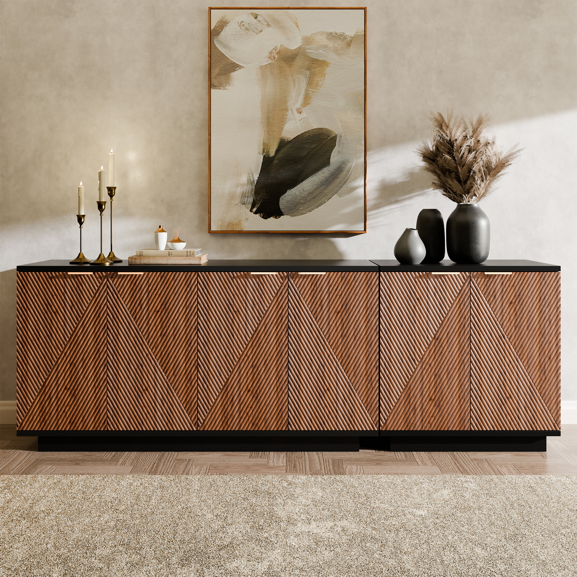 Ebern Designs 94.5 Inches Sideboard & Reviews - Wayfair Canada