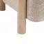 Fauteuil d'appoint rembourré Boucle avec coussins en mousse confortables et structure en bois d'hévéa durable pour un siège élégant-845812059
