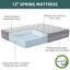 Restologie Wave 12" Medium Pillow Top Hybrid Mattress-1984411297
