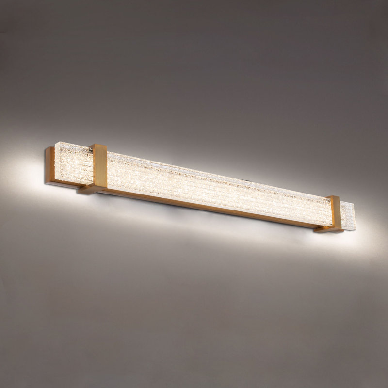 Verandah 1 - Light LED Vanity Light, Aged Brass