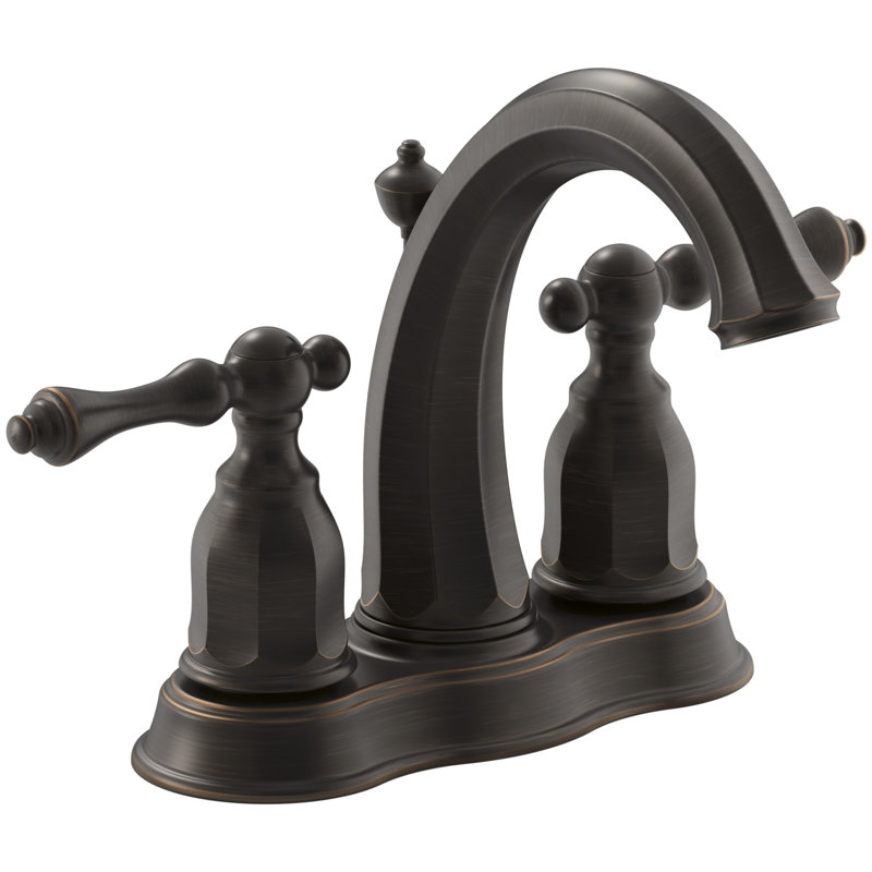 Kelston Centerset Faucet with Drain Assembly, Bronze frotté à l'huile