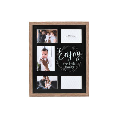 Ekaterina Real White Wood Collage Picture Frame Set (Set of 2) Latitude Run Color: White