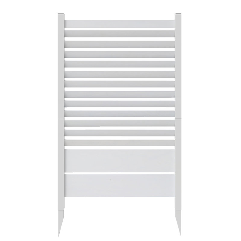 4,1 pi H 3,2 pi W Écran d'intimité, Blanc