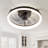 Jhonni 19" Ceiling Fans With Light Kit And Remote Control-1591627220