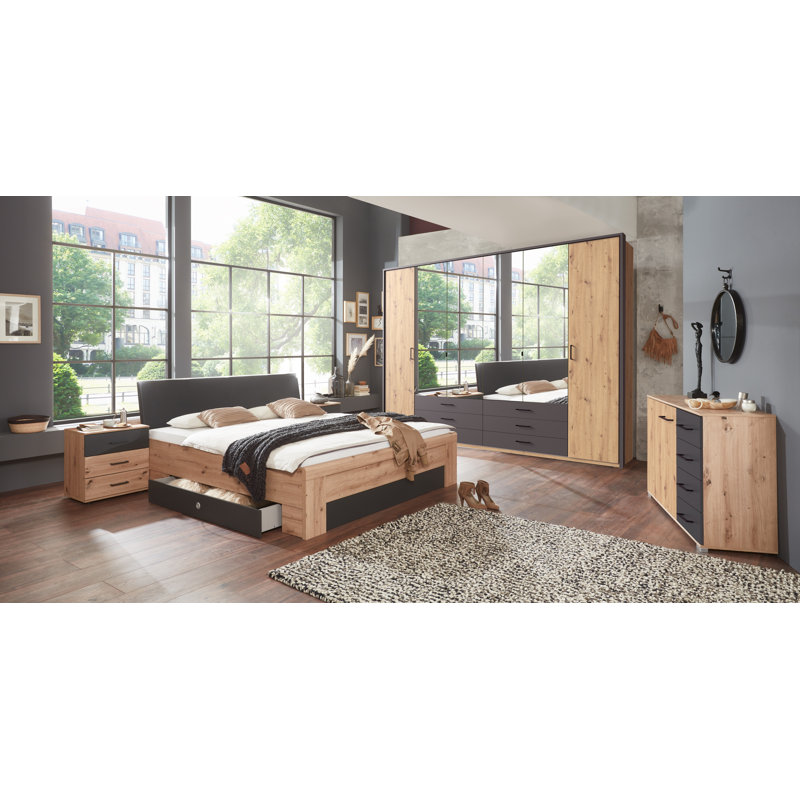 Loftis 6 Door Manufactured Wood Wardrobe