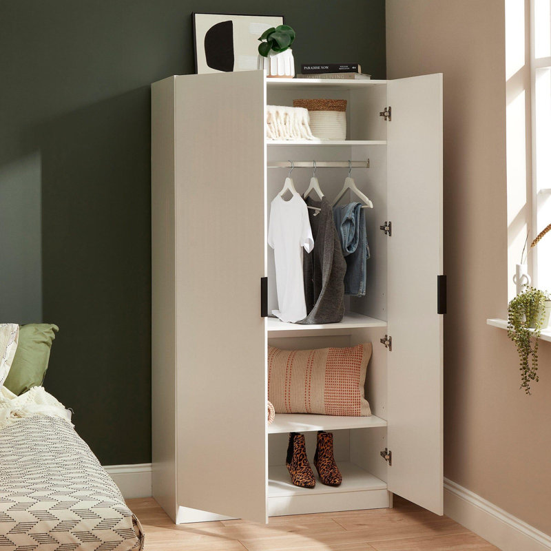 Glenhaven Tall Cabinet / Wardrobe - White, White