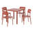 4-Person Outdoor Square Dining Set-1725782663