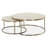 Uttermost Aragon White Nesting Coffee Tables Set/2