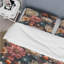 Ensemble de housse de couette à motif floral bleu coquelicots multicolores-1454483861