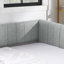 Lit de jour rembourré confortable avec lit gigogne, idéal pour la détente et l'espace de couchage supplémentaire, avec tissu en lin et rayures verticales