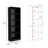 Black 4 Piece Living Room Set With 4 Bookcases