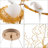 Ffraid Light Gold Unique/Statement Bird Nest Pendant Lights