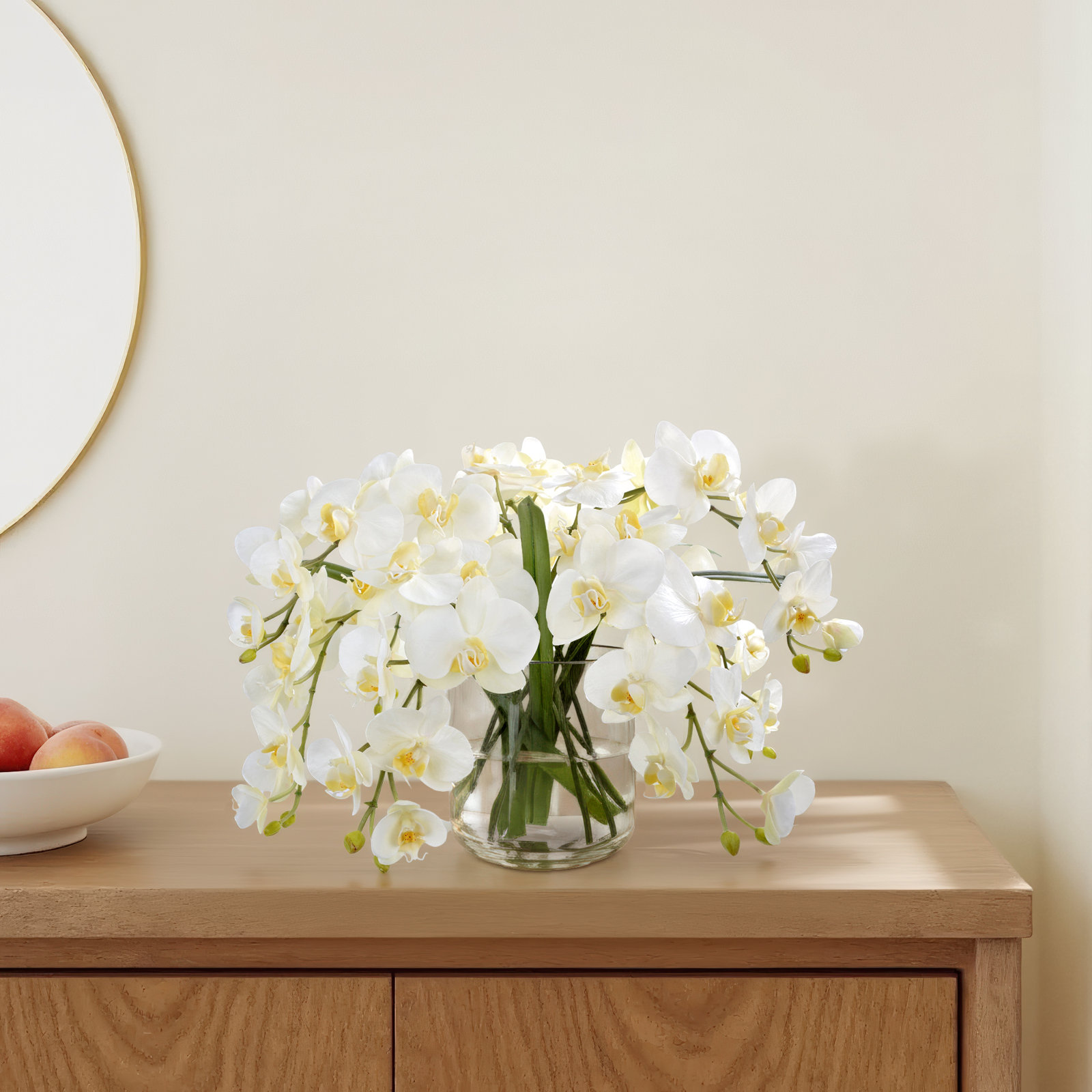 Phalaenopsis Orchids Floral Arrangement in Vase