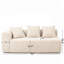 Canapé modulaire à assise profonde en L rembourré avec coussins Modern Modern-1179766508-1238708983