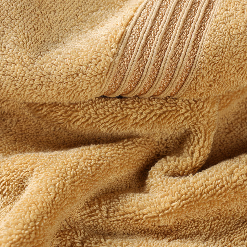 Oleg Heritage Egyptian Cotton Soft Absorbent Luxury Bath Towel, Gold