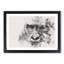 Gorilla with Brown Eyes - Picture Frame Painting Print-56735766-56735771