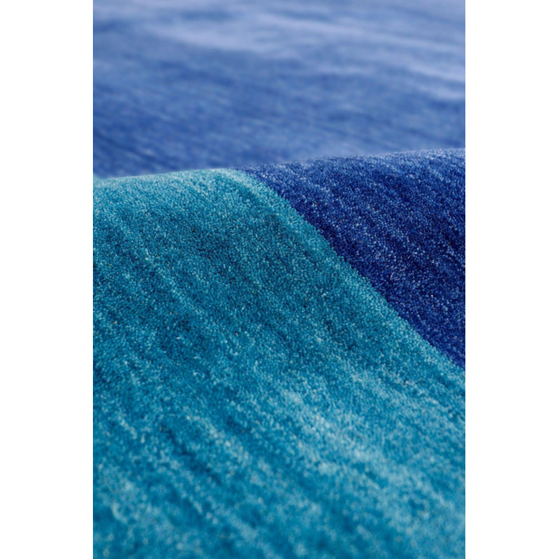 Hand Woven Cotton and Wool Area Rug