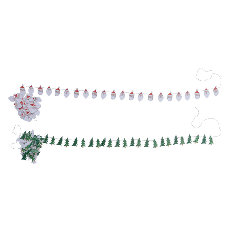 Paper Tree/Santa Garland