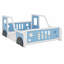 Lit plateforme classique avec roulettes en forme de voiture-1666934155