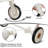 3-In-1 Pet Stroller With Adjustable Handle, 4 Wheels Cat Dog Jogger Stroller With Detachable Carrier-106571619