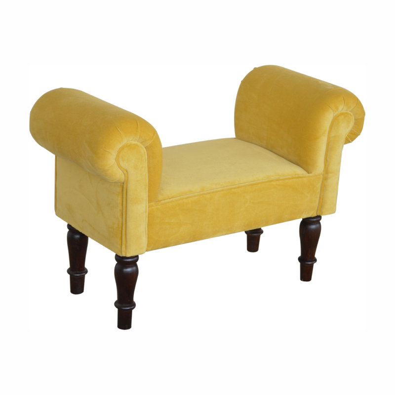 Erie Velvet Upholstered Bench