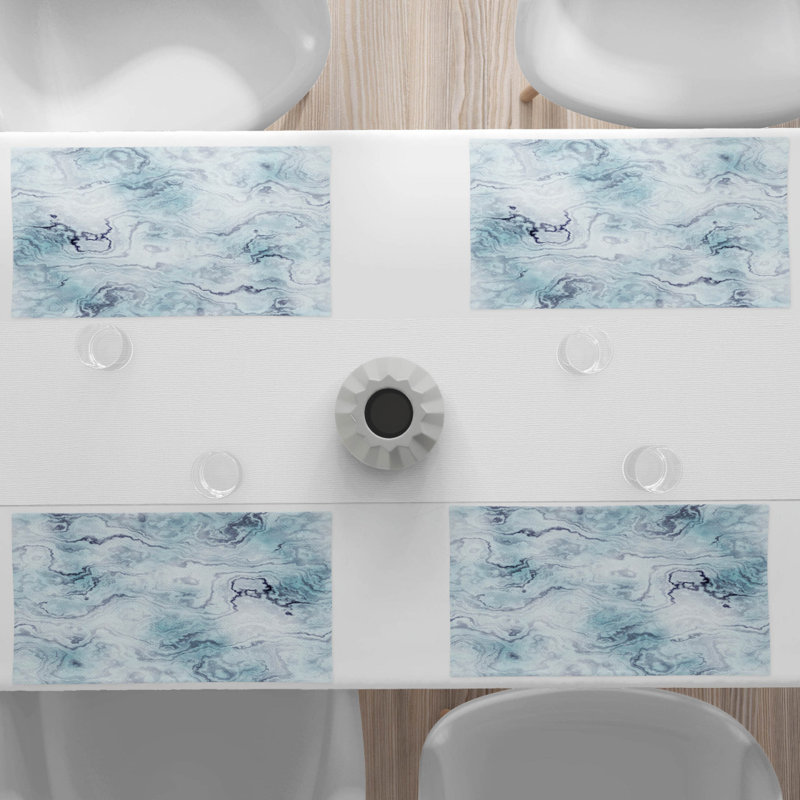 Polyester Abstract Rectangle Placemat