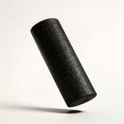 45cm High Density EPP Foam Roller, Black Solid Yoga Roller for Deep Tissue Massage, Muscle Recovery, Myofascial Release, Back Pain Relief, Fitness & Physical Therapy