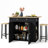 Lujane 3-Piece Drop Leaf Kitchen Island Set-387945879-378934733
