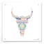 "Tête de vache aztèque" par Seven Trees Design
