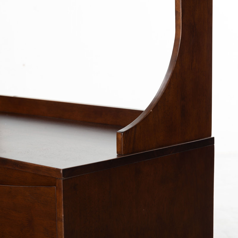 Priseis Wood 1 Drawer Hall Tree
