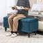 Banc de rangement à dessus rabattable, banc de repose-pieds à l'extrémité du lit-470910791