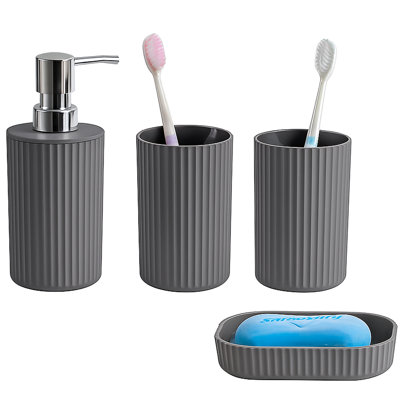 Carletha Bathroom Accessory Set