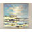 Canvas Landscape Geode Blue Framed Wall Art with Gold Frame