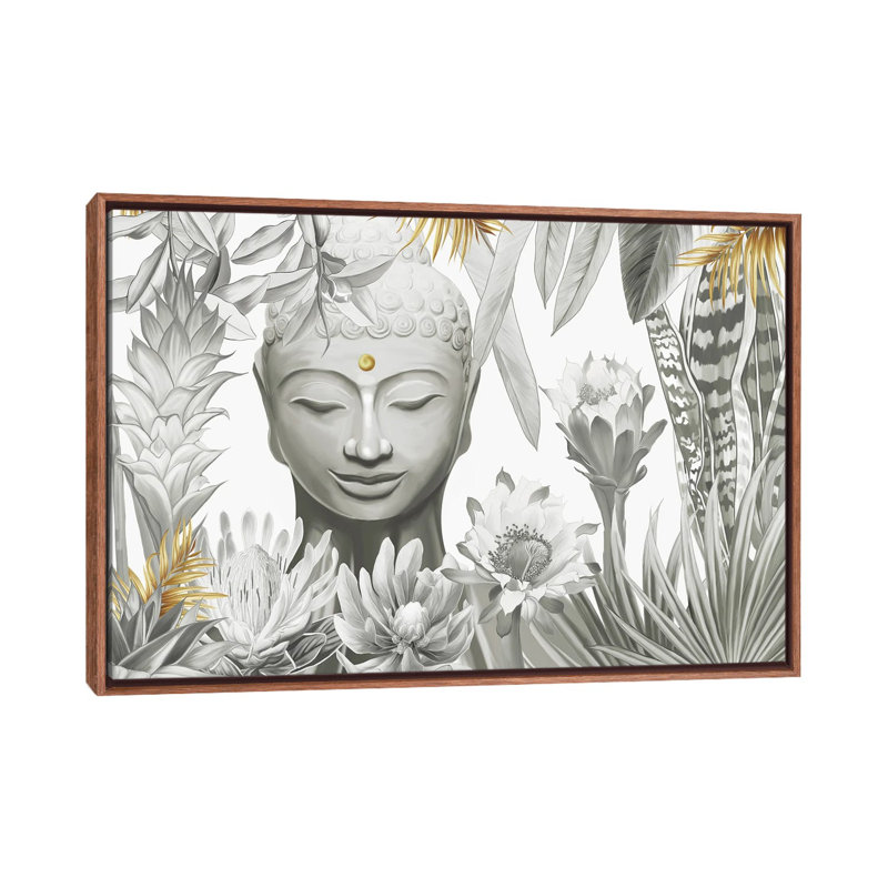 Buddha by Nettsch - Floater Frame Painting on Canvas
