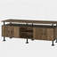 Meuble télé 2 tablettes Rustic Oak