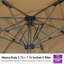 Parasol de table semi-automatique pour l'extérieur-860378521