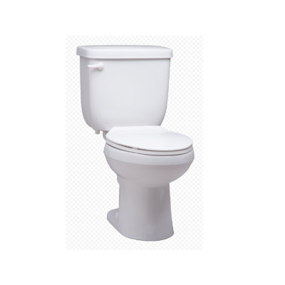 1.28 GPF (Water Efficient) Elongated Two-Piece Toilet (Seat Not Included) -  Proflo, PFJRC410HEWH