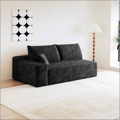 Canapé minimaliste sans assemblage, confort et luxe instantanés sans effort d'installation, parfait pour les espaces de vie modernes.