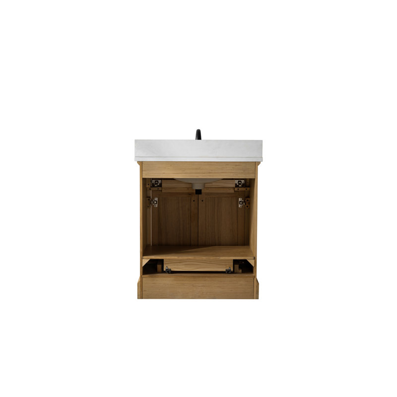 Ensemble de meuble-lavabo simple 30 po Arruda, Chêne, Noir