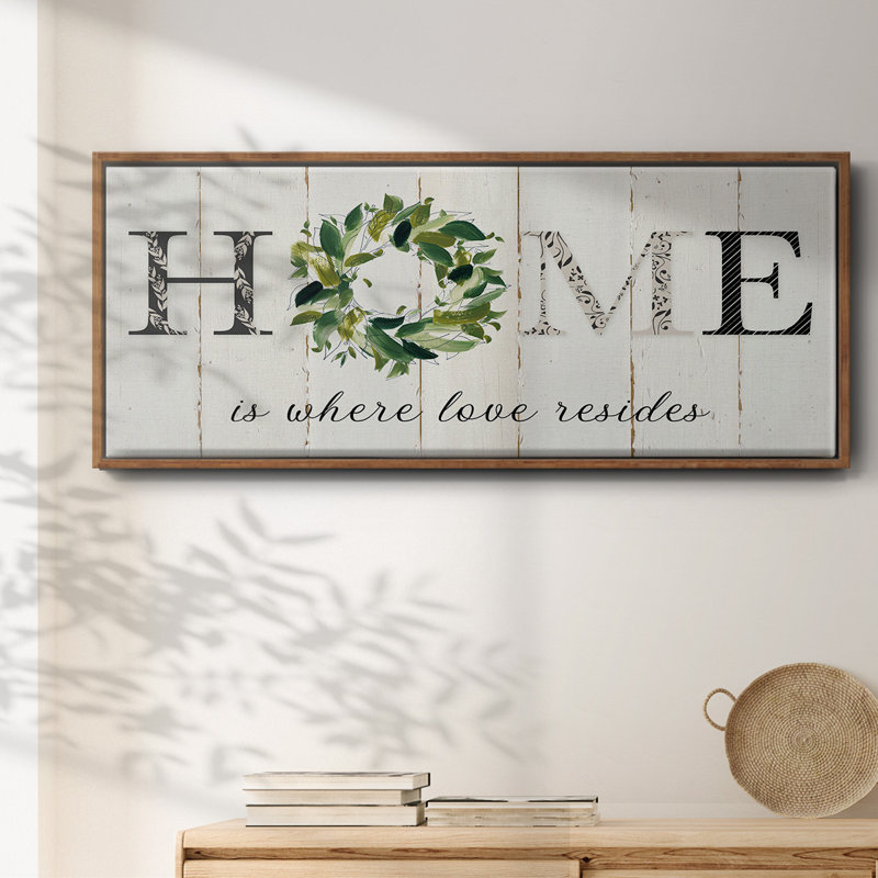 Love Resides- Framed Canvas