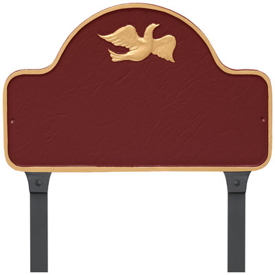Plaque d'adresse avec colonnettes Dove Arch