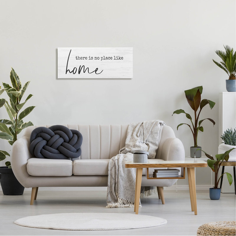 Art mural sur toile No Place Like Home par Anna Quach, H 13 po x l 30 po x P 1,5 po