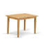 Ensemble de table et chaises de cuisine 3 pièces pour petits espaces, comprenant une table rectangulaire à rallonge papillon et 2 chaises, 81 x 137 cm, chêne-9051290-93767538-93767539