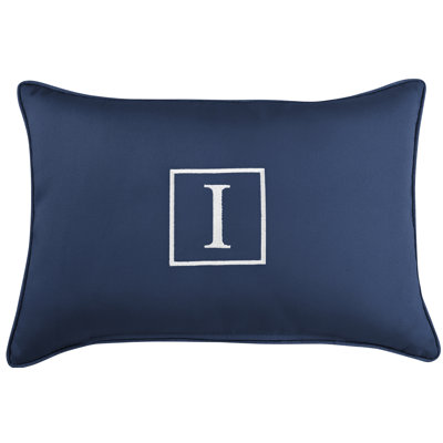 Kerrell Embroidered Sunbrella® Outdoor Throw Pillow
