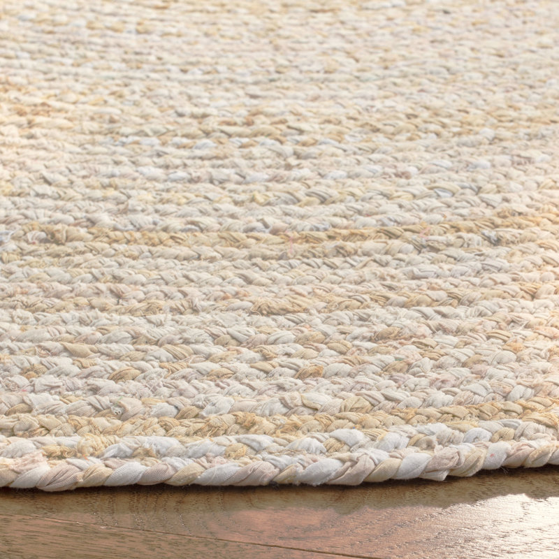 Casen Hand Woven Cotton Rug, Round 6'