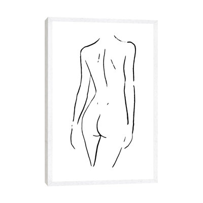 Female Body Sketch I - Print on Canvas